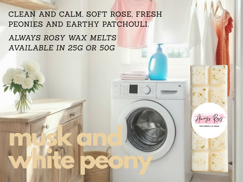 Musk & White Peony Wax Melt Snap Bar