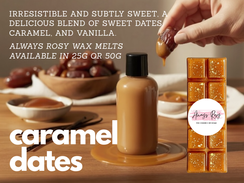 Caramel Dates Wax Melt Snap Bar