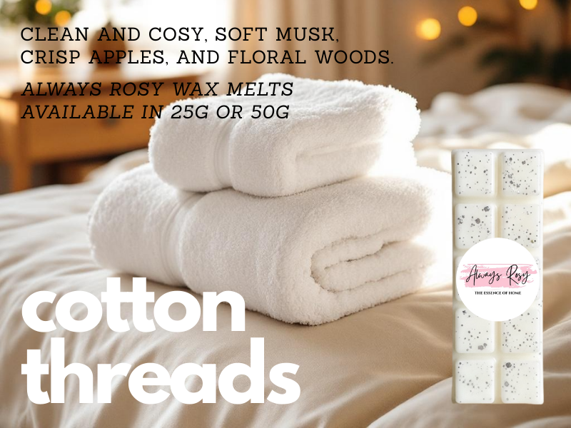 Cotton Threads Wax Melt Snap Bar