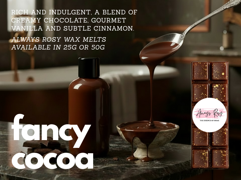 Fancy Cocoa Wax Melt Snap Bar