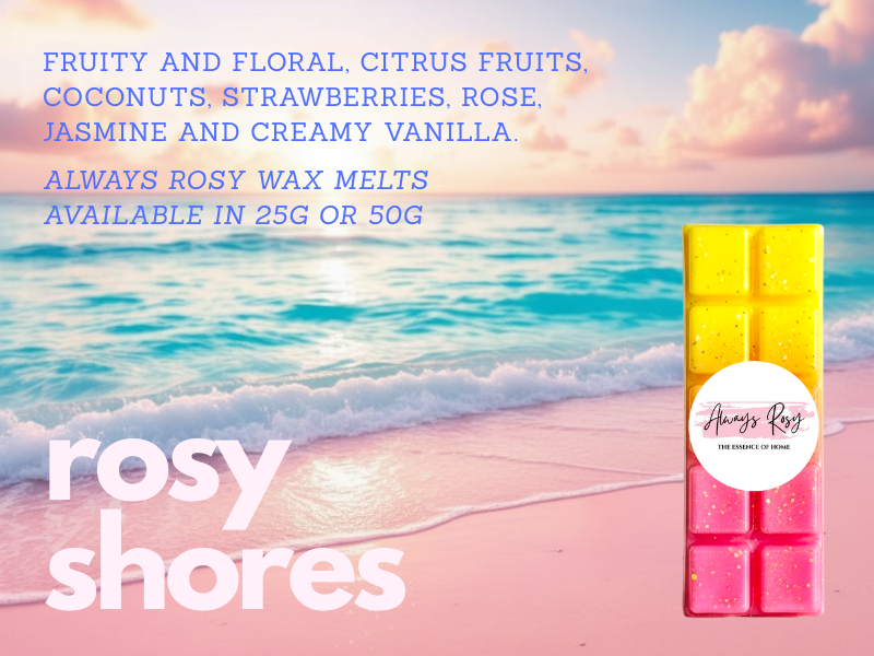 Rosy Shores Wax Melt Snap Bar
