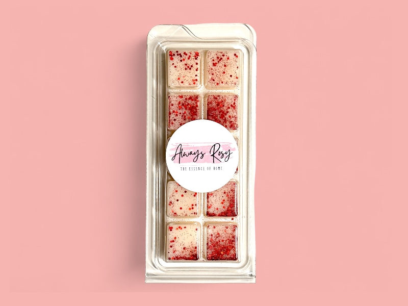 Strawberry Shortcake Wax Melt Snap Bar - Sweet & Fruity Scent - 50g