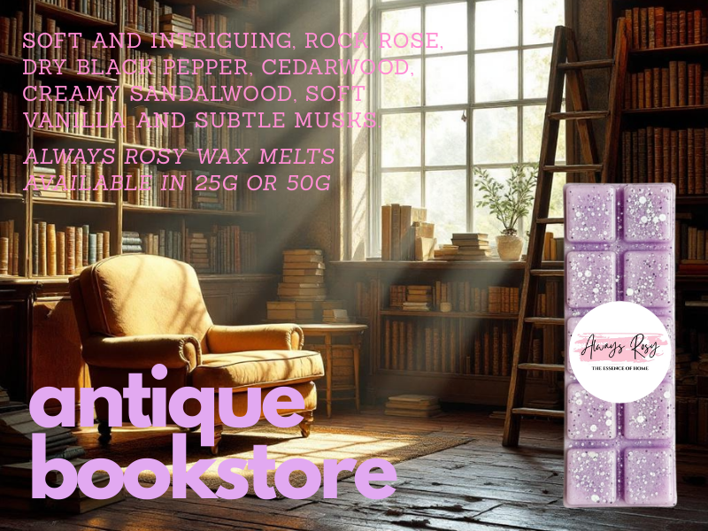 Antique Bookstore Wax Melt Snap Bar