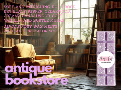 Antique Bookstore Wax Melt Snap Bar
