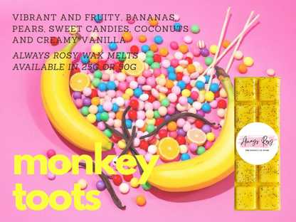 Monkey Toots Wax Melt Snap Bar