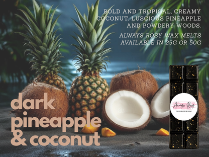 Dark Pineapple & Coconut Wax Melt Snap Bar