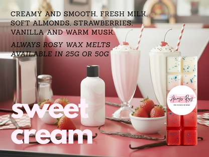 Sweet Cream Wax Melt Snap Bar