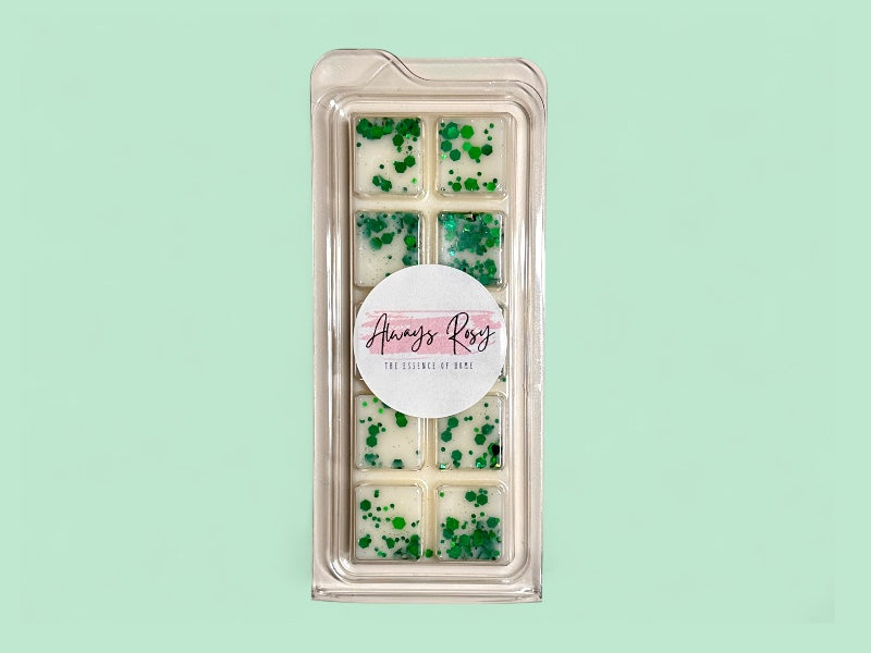 Mint & Vanilla Wax Melt Snap Bar - Sweet & Floral Scent - 50g